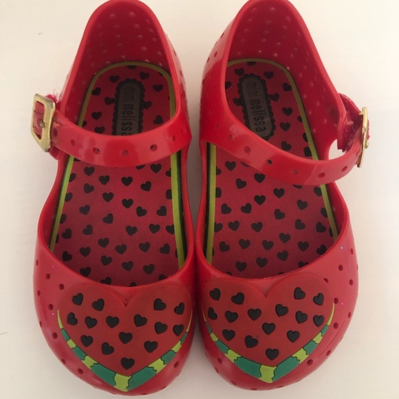 Mini Melissa Watermelon shoes - Picture 1 of 3